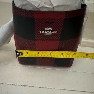 Coach Buffalo Plaid purse